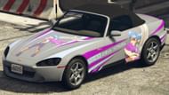 An anime livery on the RT3000 in GTA Online (Image via Rockstar Games)